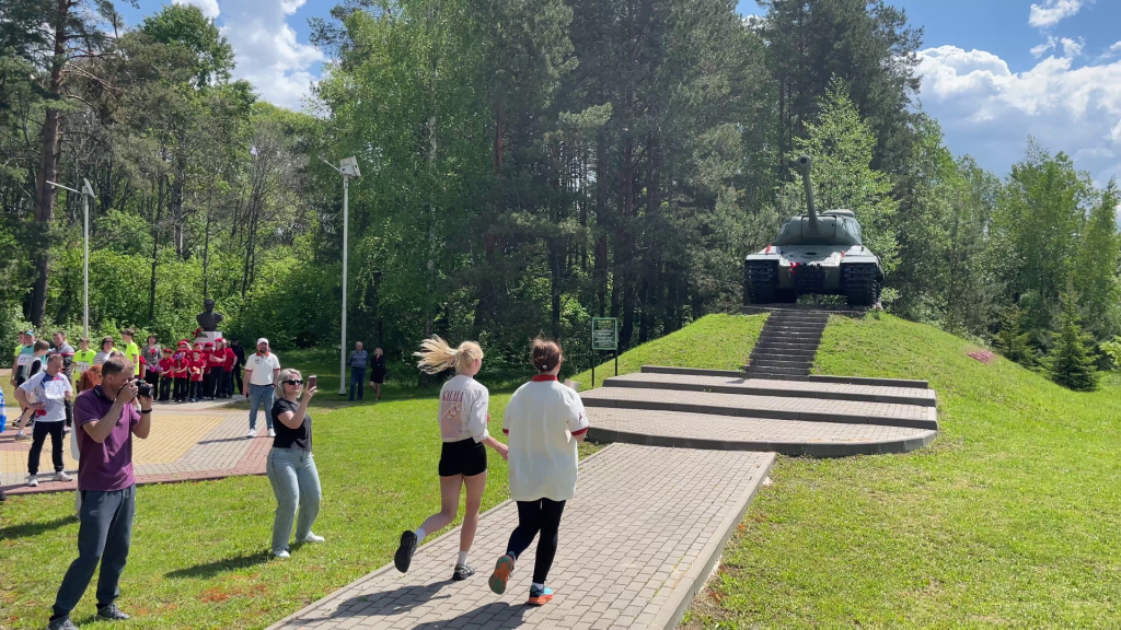 Эстафета «От Победы к Победе!» прошла в городе партизанской славы Трубчевске 11 13