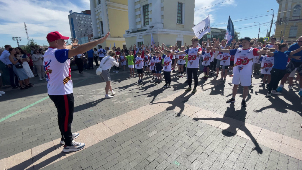 Иркутск передал эстафету Вечного огня «От Победы к Победе!» Бурятии 1 3 2